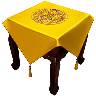 中式轻奢高级感角几盖布高端定制