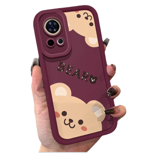 适用华为nova13Pro手机壳全包硅胶防摔nova12ultra新款卡通小熊nova14pro的保护套可爱软15por曲屏70高级感女