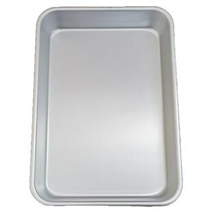 日本进口北陆金属铝制银色托盘食物料理盘烤盘水果餐盘腌肉备菜盘