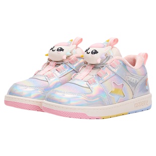 卡特兔童鞋儿童板鞋2025冬季新品小白鞋防滑耐磨加绒保暖儿童棉鞋