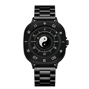 手表男磁悬浮科技十二时辰创意国风太极八卦夜光防水石英男士手表