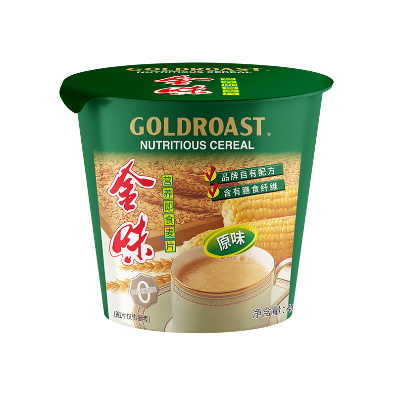 金味营养即食麦片膳食纤维含蛋白营养复合麦片