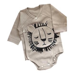 包屁衣新生婴儿秋冬男孩打底长袖套装女宝宝满月拍照三角哈衣春秋