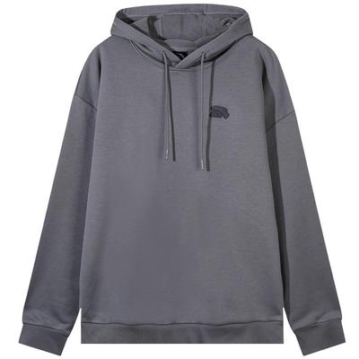 安踏加绒连帽卫衣男加厚保暖外套