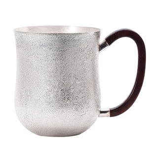 银杯子999纯银主人杯马克杯银水杯女手工咖啡杯男家用办公银茶杯