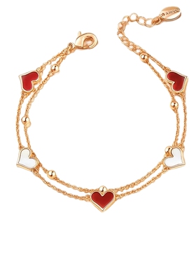 阿吉豆手链女款时尚爱心贝壳手串