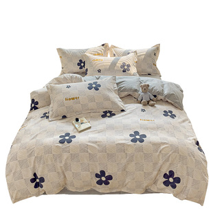 定制Aa类全棉四件套248x248纯棉床笠被套229x230x240x220x250/7x7