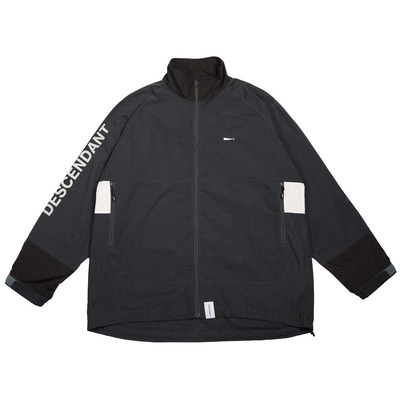 无领斜口袋衬衣西山彻夹克外套