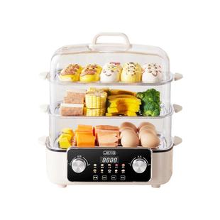 德国JIEXG电蒸锅多功能家用三层大容量蒸汽锅2025新款蒸煮一体锅