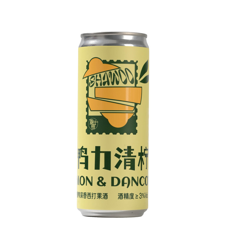 柠檬鸭屎香果味西打啤酒热销果酒
