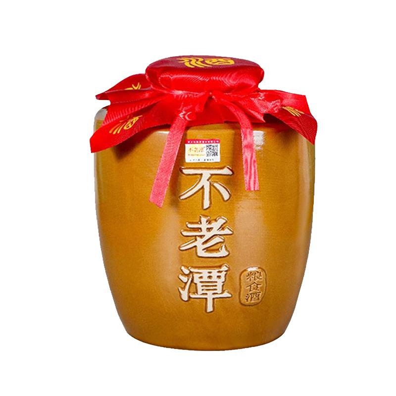 不老潭白酒纯粮食酒陶坛坛装老酒四川泸州高粱酒浓香型52度10斤