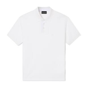 EMPORIO ARMANI/阿玛尼春夏新款男士翻领短袖正肩刺绣商务Polo衫
