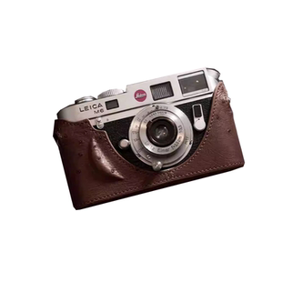 camin Leica徕卡M6鸵鸟皮相机套M3包M-A M4P皮套M2MP半套保护套