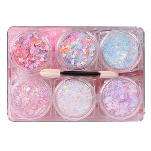 网红亮片啫喱眼妆脸贴闪片闪粉免胶水舞台妆汉服新娘眼影儿童彩妆