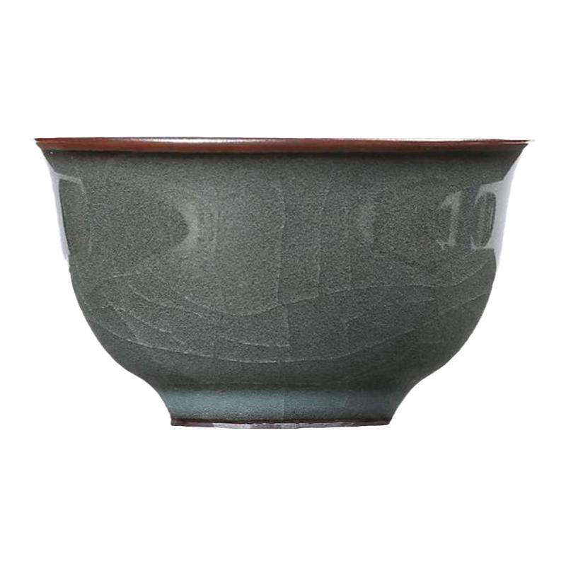 哥窑铁胎手工品茗茶杯