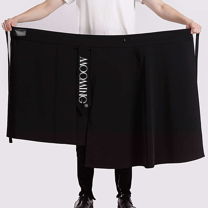 围裙2024新款爆款半身半截理发美发化妆师专用工作服定制LOGO印字