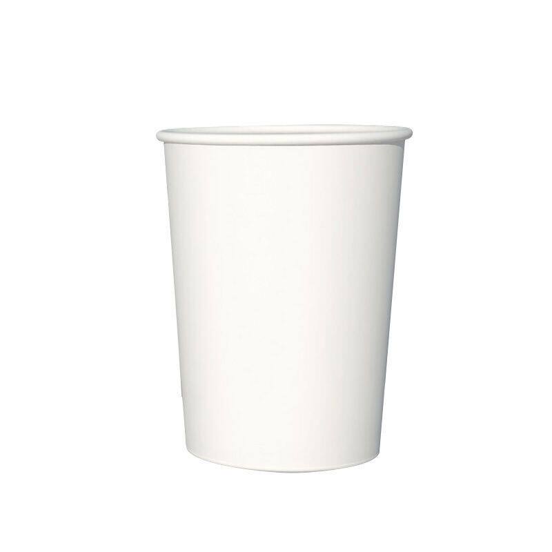 咖啡杯一次性ins白色奶茶杯带盖加厚纸杯冷热饮外卖豆浆饮料水杯