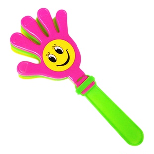 28cm大号拍手器小手拍玩具巴掌拍拍手塑料手掌发光拍手拍掌鼓掌拍