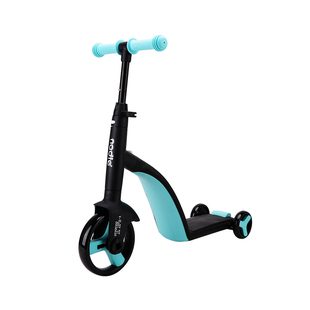 纳豆nadle三合一儿童滑板车1-3-5岁小孩滑滑步车平衡车宝宝三轮车