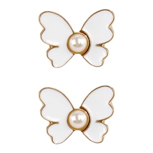 珍珠蝴蝶收腰扣对扣可拆卸免钉收腰纽扣牛仔裤腰围改小收腰神器