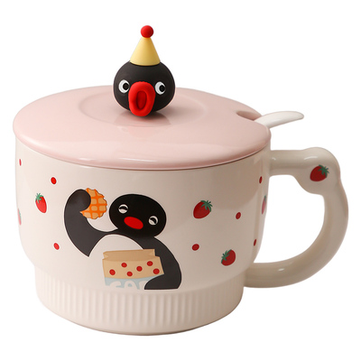 Pingu企鹅家族马克杯情侣喝水杯