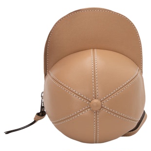 JW ANDERSON 新款女士牛皮帽型斜挎包单肩包银泰 301604