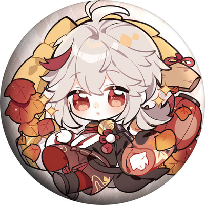 【余量现货】原创原神同人周边节日 第1弹 纳西妲/胡桃/散兵 吧唧