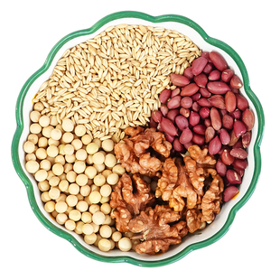 厂家批发核桃花生味50包五谷豆浆原料包武松打谷低温烘培熟豆浆豆