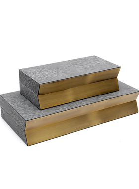 新中式风金属古典样板房首饰盒