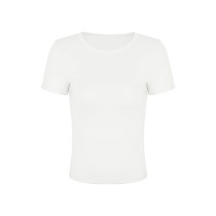 RESHAPE/重塑之路 软糯垂坠舒适高弹多场景冰淇淋运动短袖SlimFit