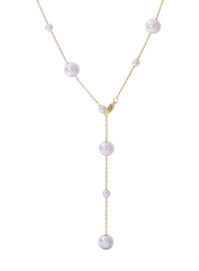 一款四戴珍珠项链女简约