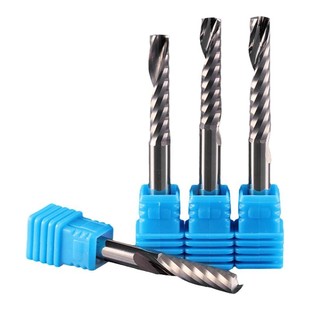 威特钨钢6mm单刃螺旋铣刀亚克力PVC密度板切割铣刀数控雕刻机刀具