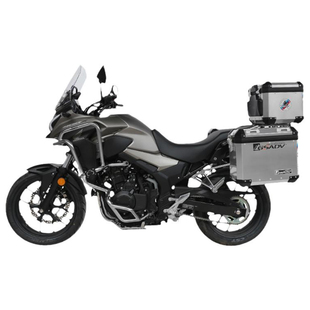 GSADV适用本田NX400三箱边箱尾箱护杠保险杠铝合金箱摩旅改装配件