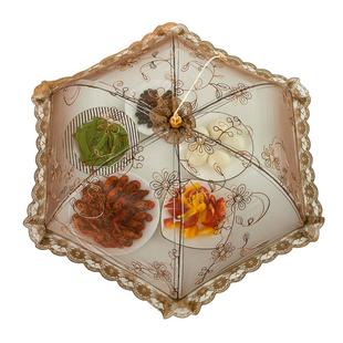 大号 饭菜罩子盖菜罩 防苍蝇可折叠餐桌罩剩菜罩饭罩家用遮菜盖伞