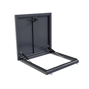 定制天井防雨盖楼顶天窗上人孔盖板铝合金屋顶防水检修口手动天窗