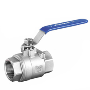 304不锈钢球阀二片式内丝50螺纹316L水管开关阀门4 6分1寸DN15 25