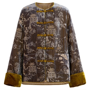 宫小妍【真丝·上上签】秋冬新中式风休闲外套5060762