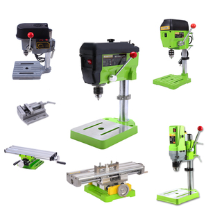 微型精密高速小台钻多功能家用迷你台钻佛珠制作钻孔台式钻床铣床