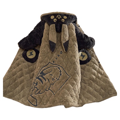 珊瑚绒睡衣男士冬季加厚加绒大码