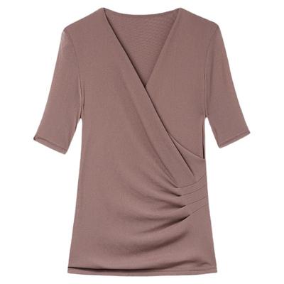 时髦修身打底衫蕾丝小衫