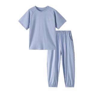【10A抗菌】泽德佳男童睡衣夏薄款莫代尔儿童家居服大童内衣套装