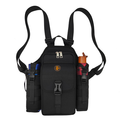 户外出行旅游男女款便携双肩包防水耐磨雨伞手机水壶一体包背包