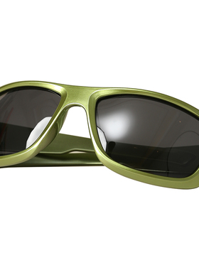 亮绿色时髦科技感御姐墨镜