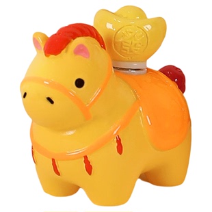 新年手办赐福小马盲盒2026新款女孩可爱网红爆款盲盒喜庆春节礼物