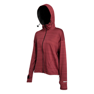 宽松显瘦健身服女拉链卫衣瑜伽服上衣跑步速干衣连帽运动外套罩衫