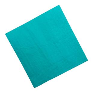 感恩回馈3层20张蒂芙尼蓝餐巾纸咖啡餐厅酒吧印花单色婚喜宴方巾