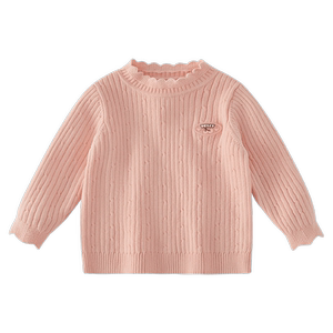 女童毛衣秋冬儿童套头针织衫中小童秋装保暖衣服抗菌宝宝秋季上衣