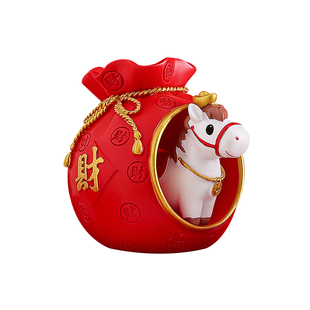 2026马年吉祥物公仔马上有钱摆件文创本命新年礼物装饰创意小礼品