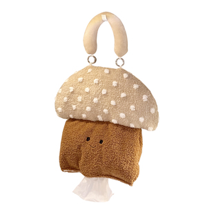 布艺床头纸巾盒悬挂式手提宿舍床上用抽纸收纳袋面巾湿纸巾套壁挂