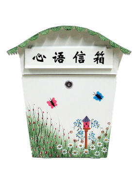 复古信报箱室外挂墙创意铁皮邮箱